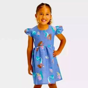 NWT‎ - Disney - The Little Mermaid Ruffle & Bow Dress